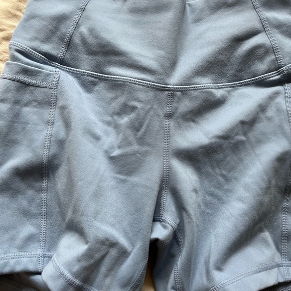 Ethos Blue Biker Shorts with Pockets Size Medium - Picture 2 of 4